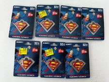 Emtec superman USB 32 GB Flash Drive/Keychain Set of 7 picture