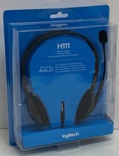 Logitech H111 Stereo Headset With Microphone For Computers, Smartphones, Tablets picture