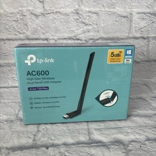 TP-Link AC600 Archer T2U Plus High Gain Wireless Dual-Band USB New Sealed picture