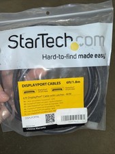 Brand NEW 6 ft/1.8m StarTech DisplayPort to DisplayPort Computer Video Cable picture