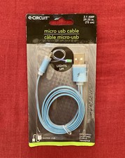 Blue e-circuit Micro USB High-Speed Charging & Data Transfer Cable (29.25 in) picture
