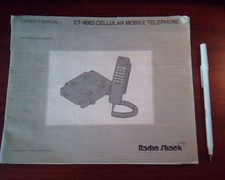 Radio Shack - CT-8003 Cellular Mobile Telephone - Owner's Manual InterTAN picture
