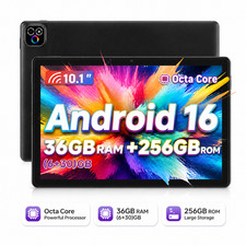 2026 Brand New Android 16 Tablet 36GB RAM 256GB ROM GMS Google NETFLIX Wifi 5G picture