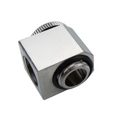 Koolance Adjustable Low Profile Elbow Fitting, Nickel picture