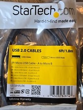 StarTech 6ft Micro USB Cable A to Micro B UUSBHAUB6 picture