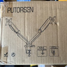 Putorsen Counterbalance Dual Monitor Arm Desk  Mount 17