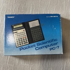 Tandy PC-7 Pocket Scientific Computer Programmable Vintage New picture