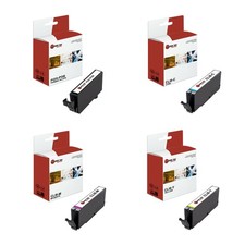 4Pk LTS PG-15 CLI-8 PB/B/C/M/Y HY Compatible for Canon Pixma iP4200 iP4300 Ink picture