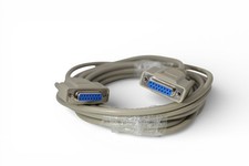 15ft  Shielded DA15 DB15 Female to Female D-Sub Cable - Beige picture