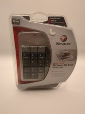 USB Number Pad Keyboard New Targus Wireless Stow-N-Go AKP01US Numeric  Sealed picture