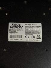 Tote Vision LCD Monitor 9.7in LED-1003HD HDMI VGA Composite AV Black Multi-Input picture