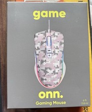 6’ Onn Wired Gaming Mouse 7 LED  Adjustable Lights DPI Adjustable NEW picture