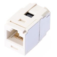 PANDUIT RJ45 Relay Jack (JJ Adapter) Cat6A Compatible Off White CC6X88IW picture