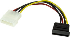 Startech 6In 4 Pin LP4 to SATA Power Adapter Cable (SATAPOWADAP) picture