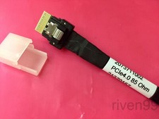 MOLEX SlimSAS SFF-8654 4i PCIe 4.0 Straight Cable, PCI Express 85ohm, 1m (3.3ft) picture