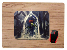 BEAUTY AND THE BEAST ENCHANTED ROSE MOUSEPAD MOUSE PAD HOME OFFICE GIFT D picture
