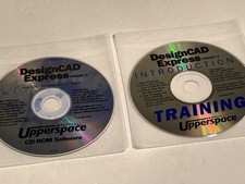 DESIGN CAD EXPRESS 2 CD Version 12 Upperspace  Disc only 2001 vintage software picture