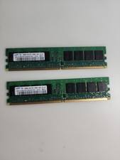 2x Samsung 256MB DDR2 400MHz Desktop RAM PC2-3200 M378T3253FZ0-CCC Used picture