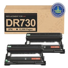2 PACK DR730 Drum Unit DR760 Compatible With Brother HL-L2350DW MFC-L2710DW picture