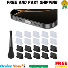 USB C Dust Plug 20 Pack for Samsung Galaxy S25 S25-S20 Port Cover Silicone Note picture