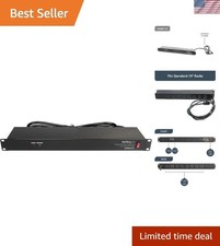 8 Outlet Horizontal 1U Rack Mount PDU Power Strip for Network Server Racks - ... picture