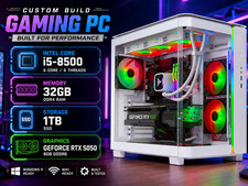 Custom Build ARGB Desktop 8th Gen PC 32GB RAM 1TB NVMe RTX5050 Win11 GAMING Wifi picture