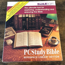 BIBLESOFT PC Study Bible Reference Library ED. 17 Floppy Disk Set KJV NIV Nelson picture