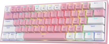 Redragon K617 Fizz 60% Wired RGB Gaming Keyboard, 61 Keys, Linear Red Switch picture