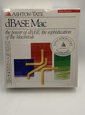 New Vintage Mac Apple Software dBase Mac Ashton Tate Sealed Database picture