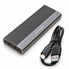 USB-C M.2 NVMe SSD Drive Enclosure, 10Gbps, Aluminum Case, Tool-Free picture