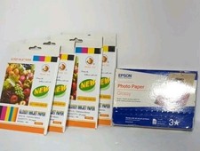 Photo Paper For Inkjet Prints: To Mixed Lot New Packages picture