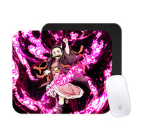 Nezuko Anime Girl Style Cartoon Mouse Pad Laptop Computer Office Mat picture