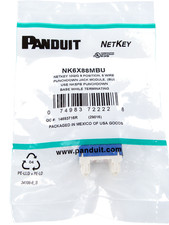 Panduit NetKey NK6X88MBU Cat6a Jack Module, Blue ~STSI picture