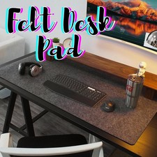 Minimalist Non Slip Felt Desk Mat Large Office Table Protector picture