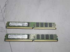 Lot of 2 Micron 16GB DDR4-2666 ECC UDIMM 2Rx8 RAM 32GB MTA18ADF2G72AZ picture
