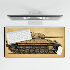 Battle Tank Concept Art Computer Mouse Pad Mat Artwork for Desktop Video Games picture
