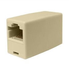 Skywalker Modular Coupler for Network, 8-Conductor, Female RJ45 (Ivory) picture