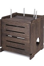 Wooden Wireless WiFi Router Storage Box Modem Router Cover Wood Shelf picture