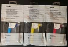 Brother LC3037 XXL Cyan Magenta Yellow Genuine OEM Ink Sealed No Box Lot of 3 picture