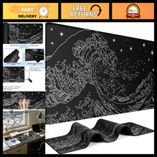 Large Extended Gaming Mouse Pad 35.4x15.7 inch - Non-Slip Keyboard Mat picture