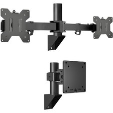 VIVO Telescoping Dual & Single Ultrawide Monitor Wall Mount, Triple Mount Setup picture