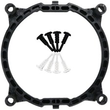 8Pcs Reusable CPU Fan Retainer Bracket Black ABS for Motherboard Cooling picture