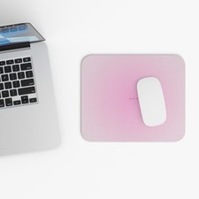 Pink Aura Gradient Mouse Pad | Pastel Desk Accessory picture