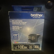 Brother LC10EBK XXL Black Ink Cartridge Ex. 07/2027 picture