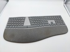 Used Microsoft Surface Wireless Ergonomic Bluetooth Grey Keyboard Model 1786 picture