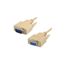 15FT DB9 DB 9 9-Pin RS-232 Male to Female M/F Serial Extension Cable picture