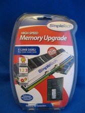 SimpleTech High-Speed Memory Upgrade 512MB DDR2 for PC2-5300/4200/3200 NEW Seale picture