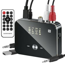 NFC Wireless Bluetooth 5.0 Audio Transmitter Receiver HiFi Music Adapter AUX) picture