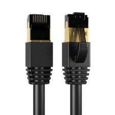 CAT8 Ethernet Cable Super Speed 40Gbps LAN Wire Black 0.5FT- 75FT Multipack LOT picture