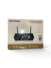 Netgear R6220-200NAS AC1200 (802.11ac) Dual Band Gigabit Smart WiFi Router Black picture